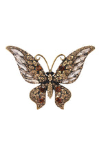 Butterfly Rhinestone Brooch PA3796