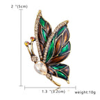 Butterfly Alloy Brooch PA3805