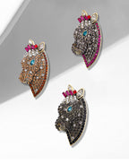 Horse Head Rhinestone Brooch PA3831