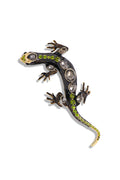 Lizard Rhinestone Brooch PA3832