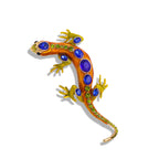Lizard Rhinestone Brooch PA3832
