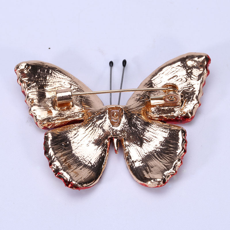 Butterfly Rhinestone Brooch PA3837