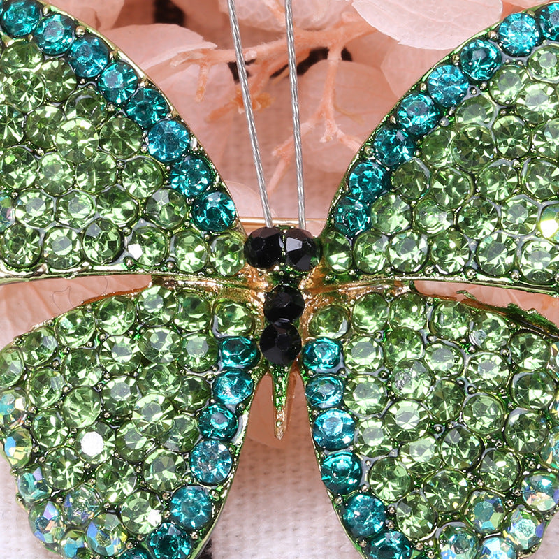 Butterfly Rhinestone Brooch PA3837