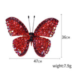 Butterfly Rhinestone Brooch PA3837
