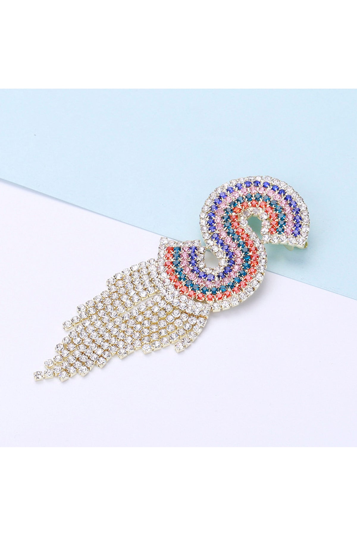 Alphabet Rhinestone Pearl Pin PA3874