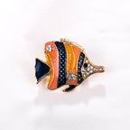 Clownfish Rhinestone Brooch PA3880