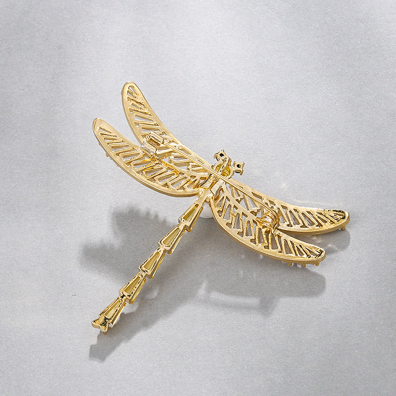 Dragonfly Zircon Brooch PA3889