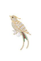 Bird Zircon Brooch PA3890