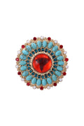 Floral Rhinestone Pin PA3918