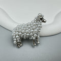 Sheep Pearl Brooch PA3937 - view 4