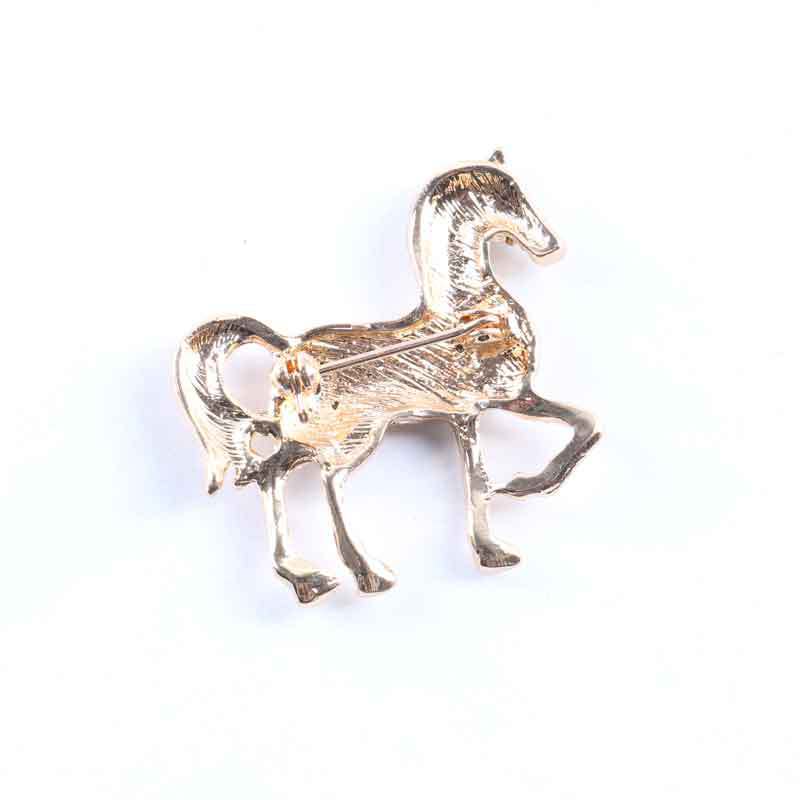 Horse Rhinestone Brooch PA3954