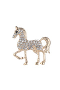 Horse Rhinestone Brooch PA3954