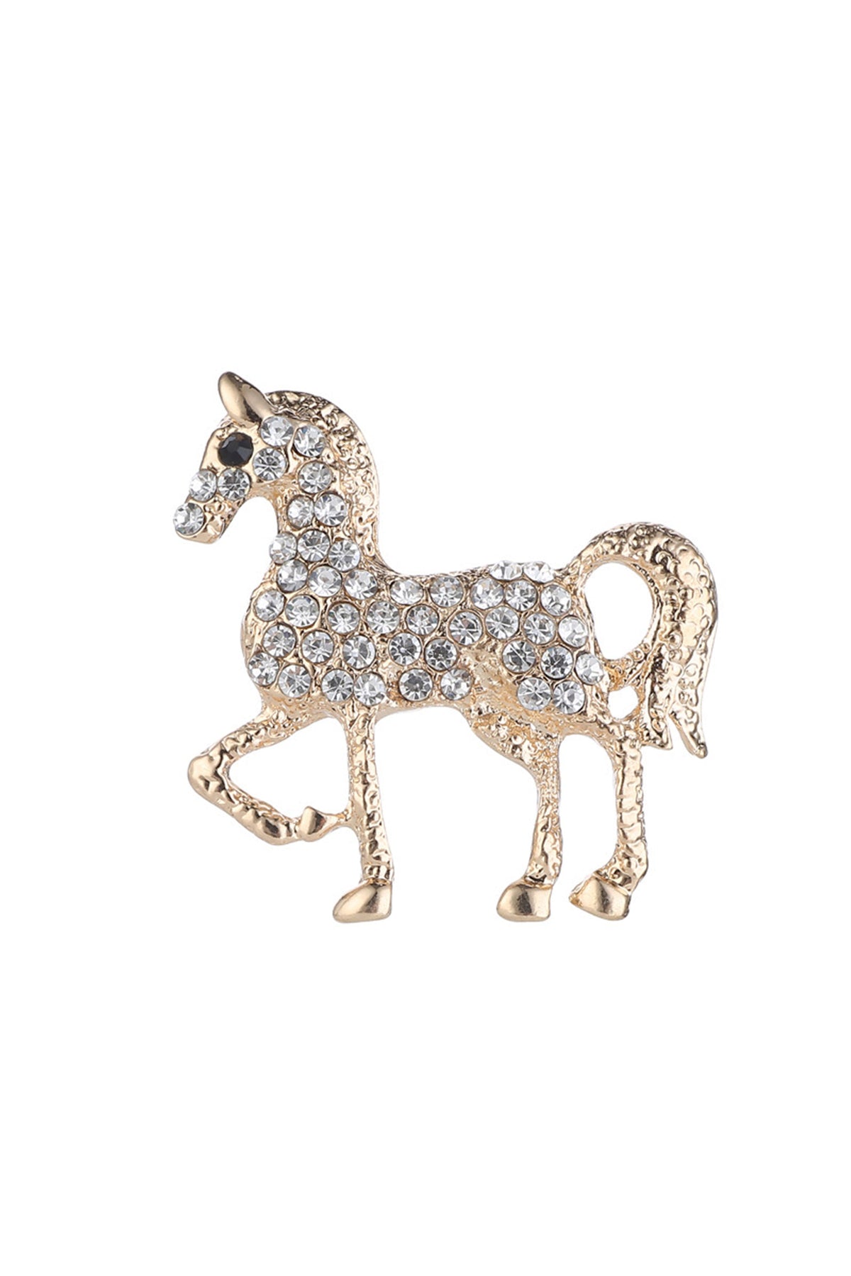 Horse Rhinestone Brooch PA3954