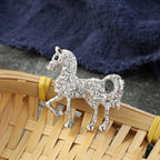Horse Rhinestone Brooch PA3954