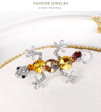 Gecko Rhinestone Brooch PA3961