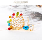 Dancer Girl Rhinestone Brooch PA3963