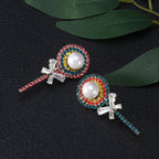 Lollipop Rhinestone Brooch PA4012