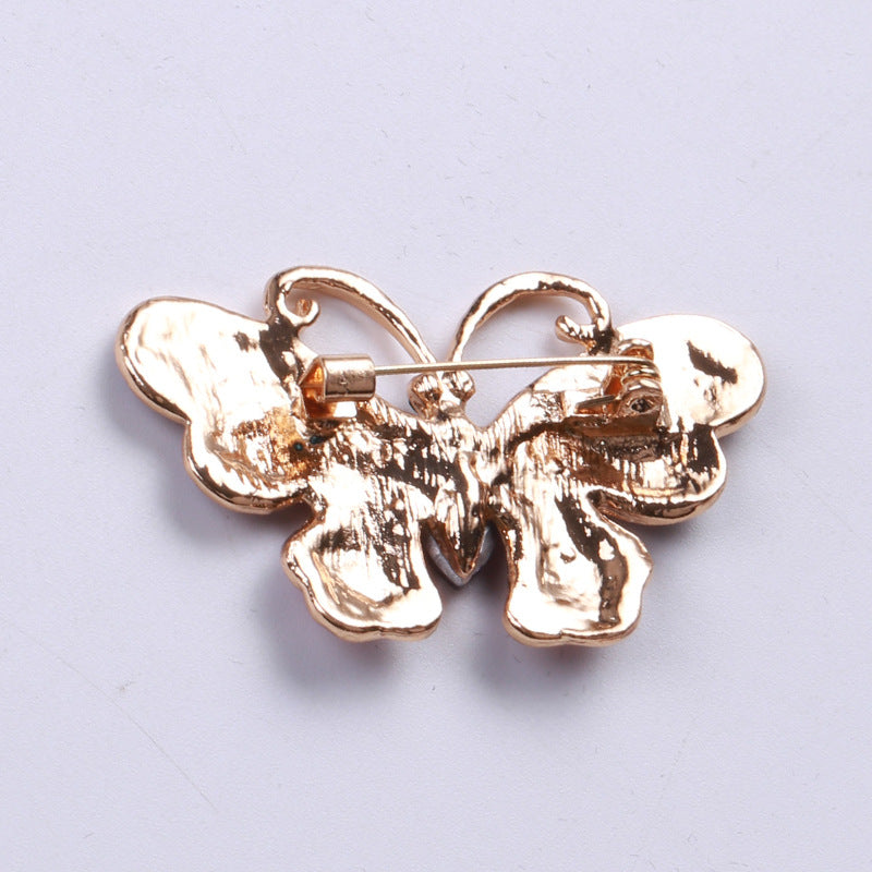 Butterfly Rhinestone Brooch PA4016