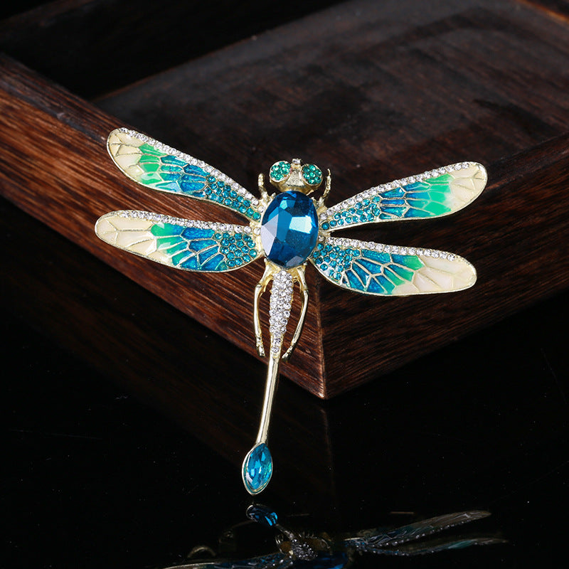 Dragonfly Rhinestone Brooch PA4019