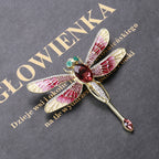 Dragonfly Rhinestone Brooch PA4019