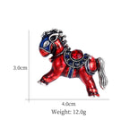 Pony Alloy Brooch PA4035
