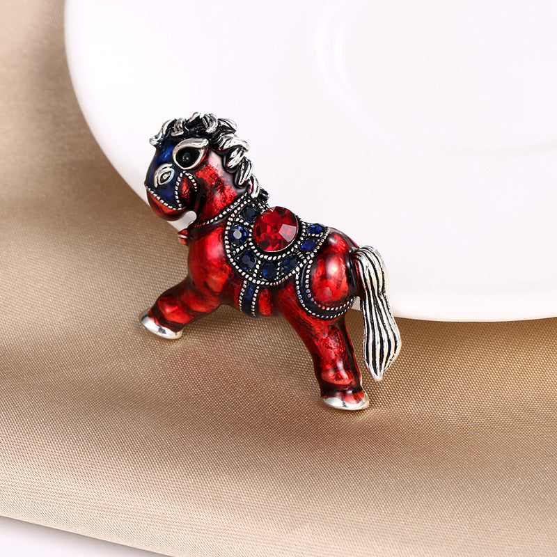 Pony Alloy Brooch PA4035
