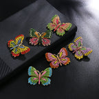 Butterfly Rhinestone Brooch PA4041