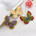 Butterfly Rhinestone Brooch PA4041