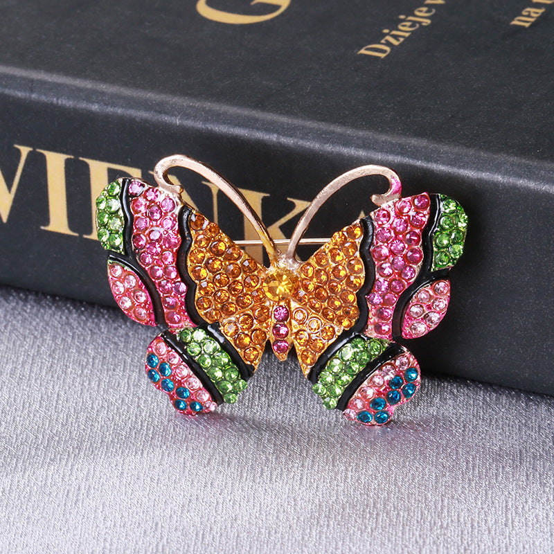 Butterfly Rhinestone Pin PA4064