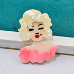 Monroe Acrylic Brooch PA4084