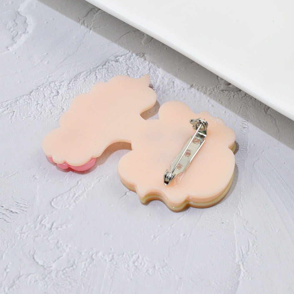 Monroe Acrylic Brooch PA4084