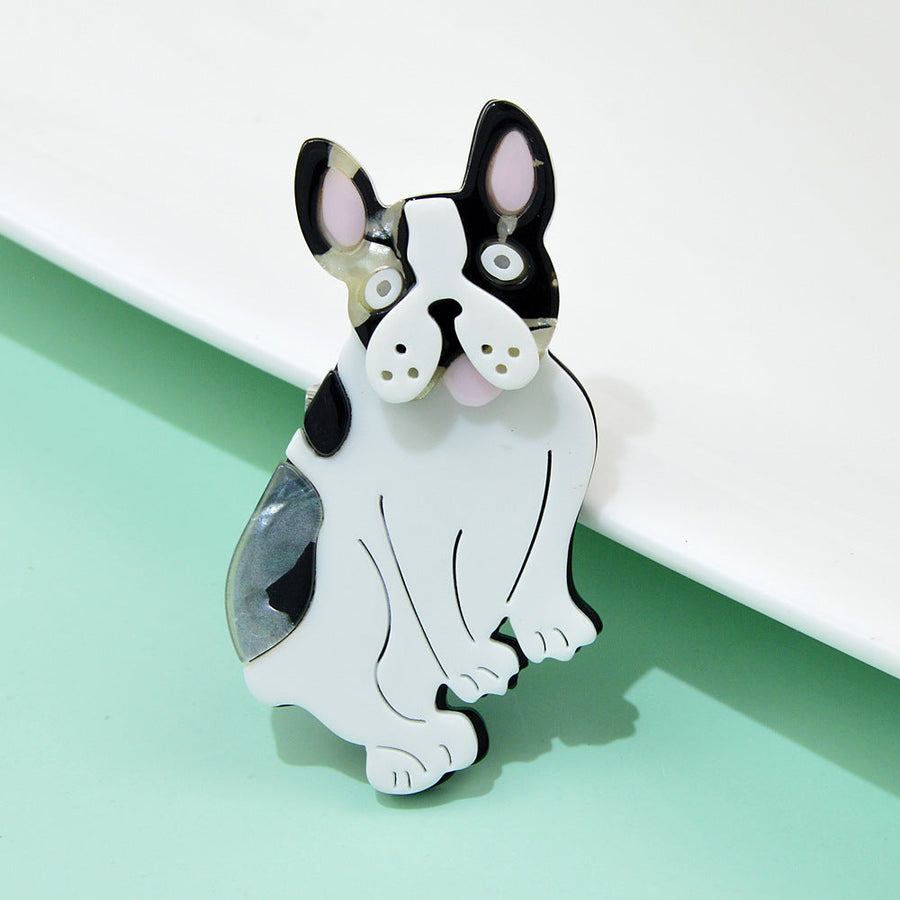 Shar Pei Dog Acrylic Brooch PA4093