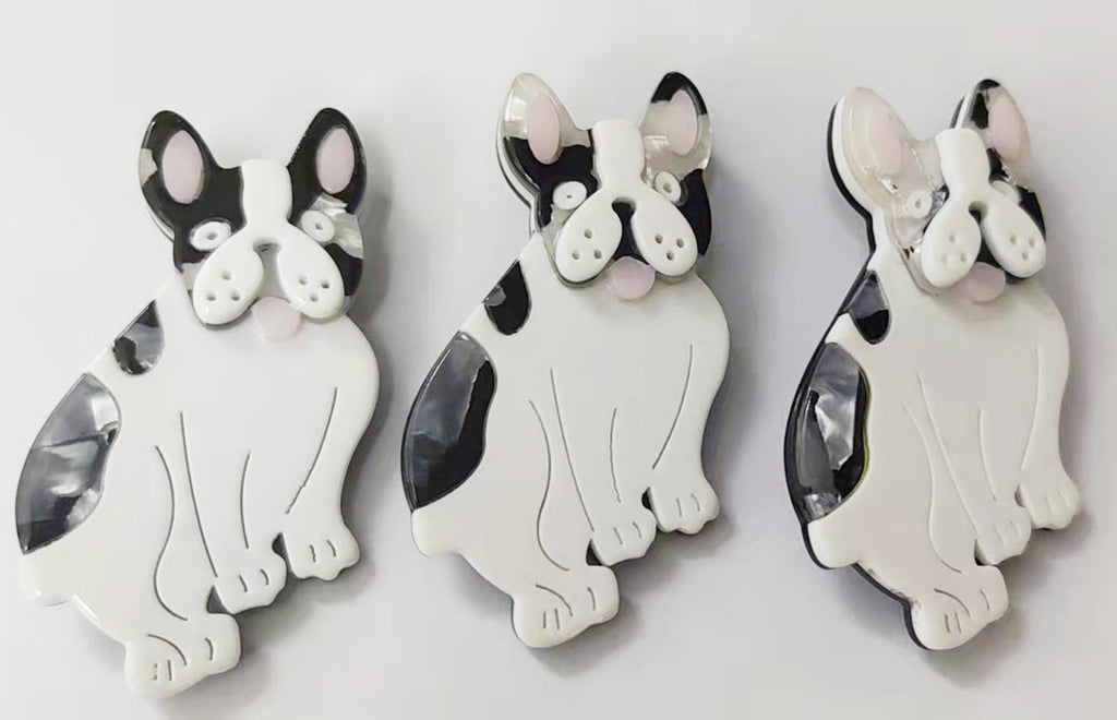 Shar Pei Dog Acrylic Brooch PA4093
