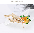 Bird Rhinestone Alloy Brooch PA4104