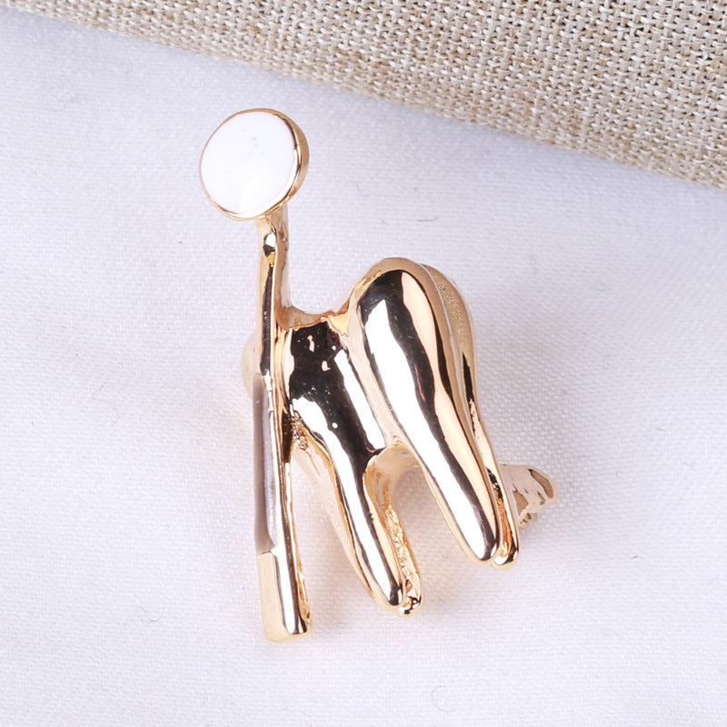 Teeth Dentist Alloy Brooch PA4115