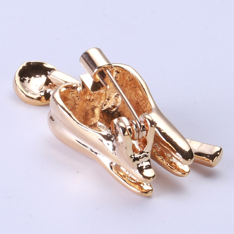 Teeth Dentist Alloy Brooch PA4115