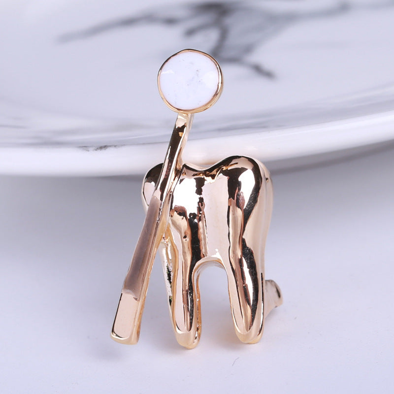 Teeth Dentist Alloy Brooch PA4115