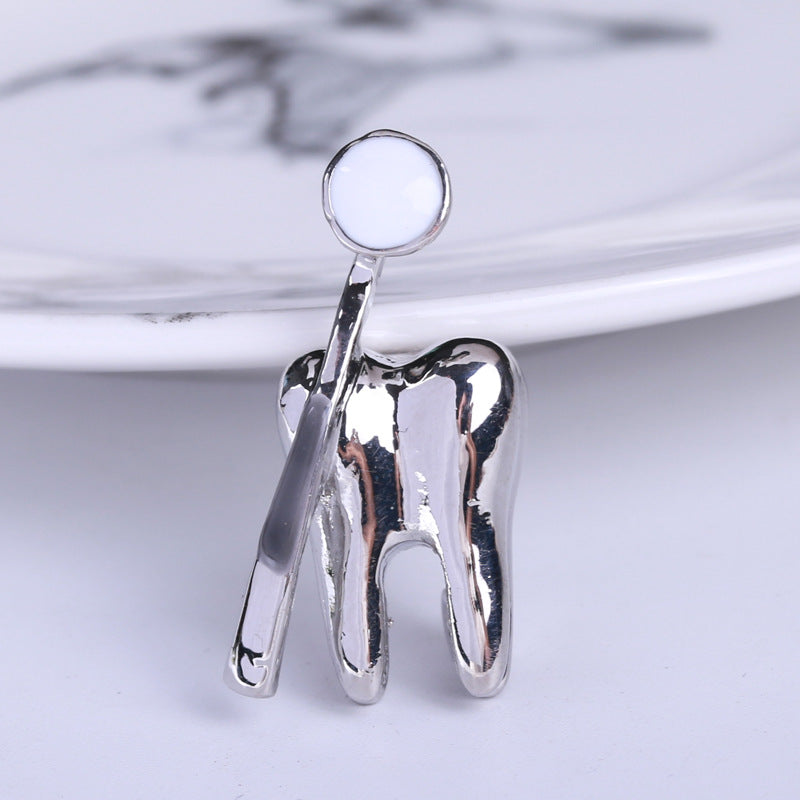 Teeth Dentist Alloy Brooch PA4115