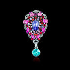 Teardrop Rhinestone Brooch PA4123