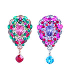 Teardrop Rhinestone Brooch PA4123