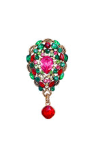 Teardrop Rhinestone Brooch PA4123
