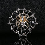 Spider Alloy Rhinestone Brooch PA4138 - view 5