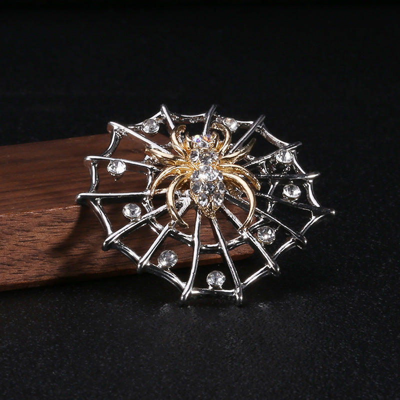 Spider Alloy Rhinestone Brooch PA4138 - view 8