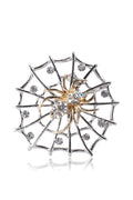 Spider Alloy Rhinestone Brooch PA4138