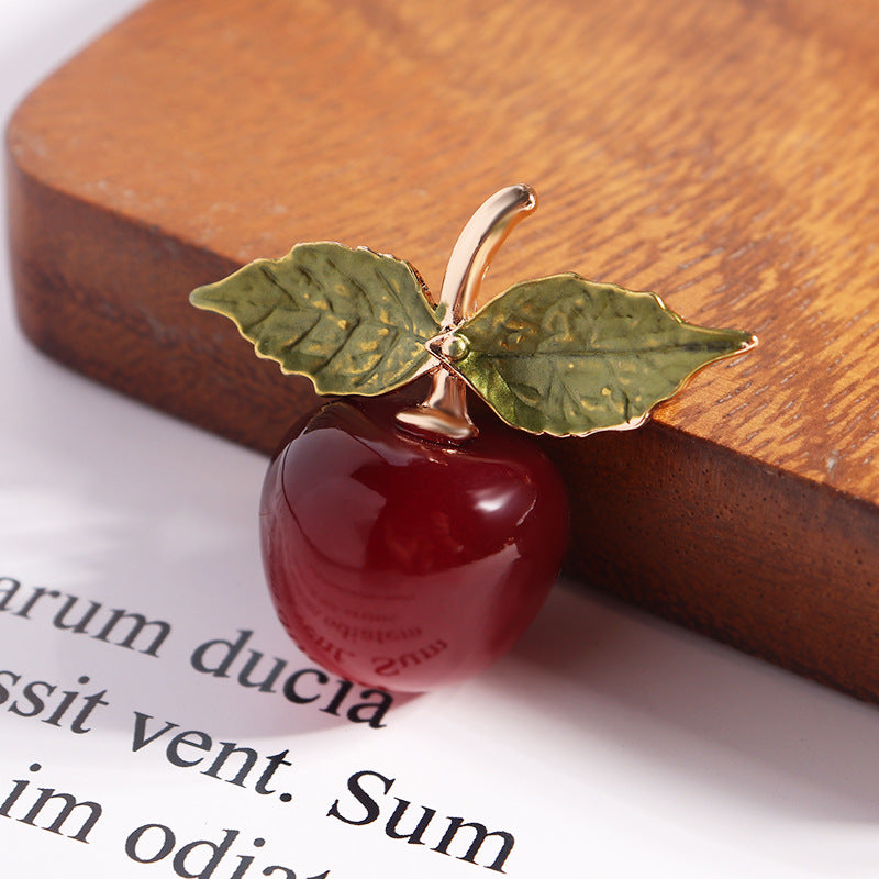 Cherry Alloy Brooch PA4160