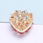 Strawberry Rhinestone Brooch PA4171