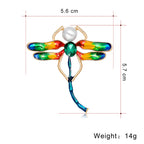 Dragonfly Rhinestone Brooch PA4188