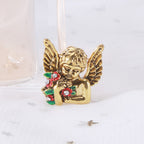 Angel Flower Rhinestone Brooch PA4199