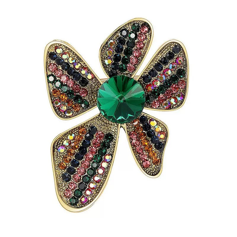 Flower Alloy Brooch PA4208