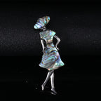 Girl Mother Of Pearl Brooch PA4216